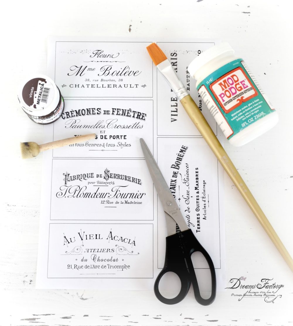 DIY French Ephemera Labels