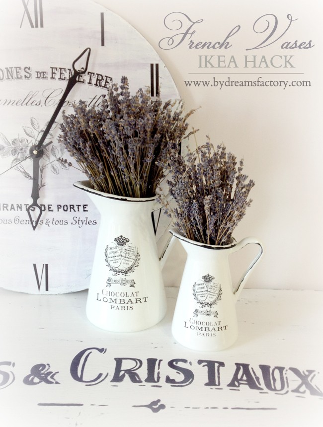 DIY: FRENCH VASES (IKEA HACK) / TUTORIAL: VAZE FRANTUZESTI (TRANSFORMARE IKEA)