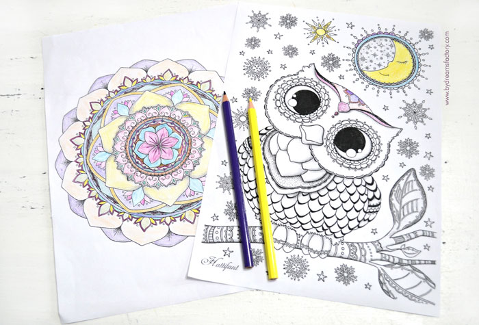 Enjoy a great selection of amazing 100 Free Coloring Pages for Adults and Children that you can download and transform into your own little piece of art - Dreams Factory