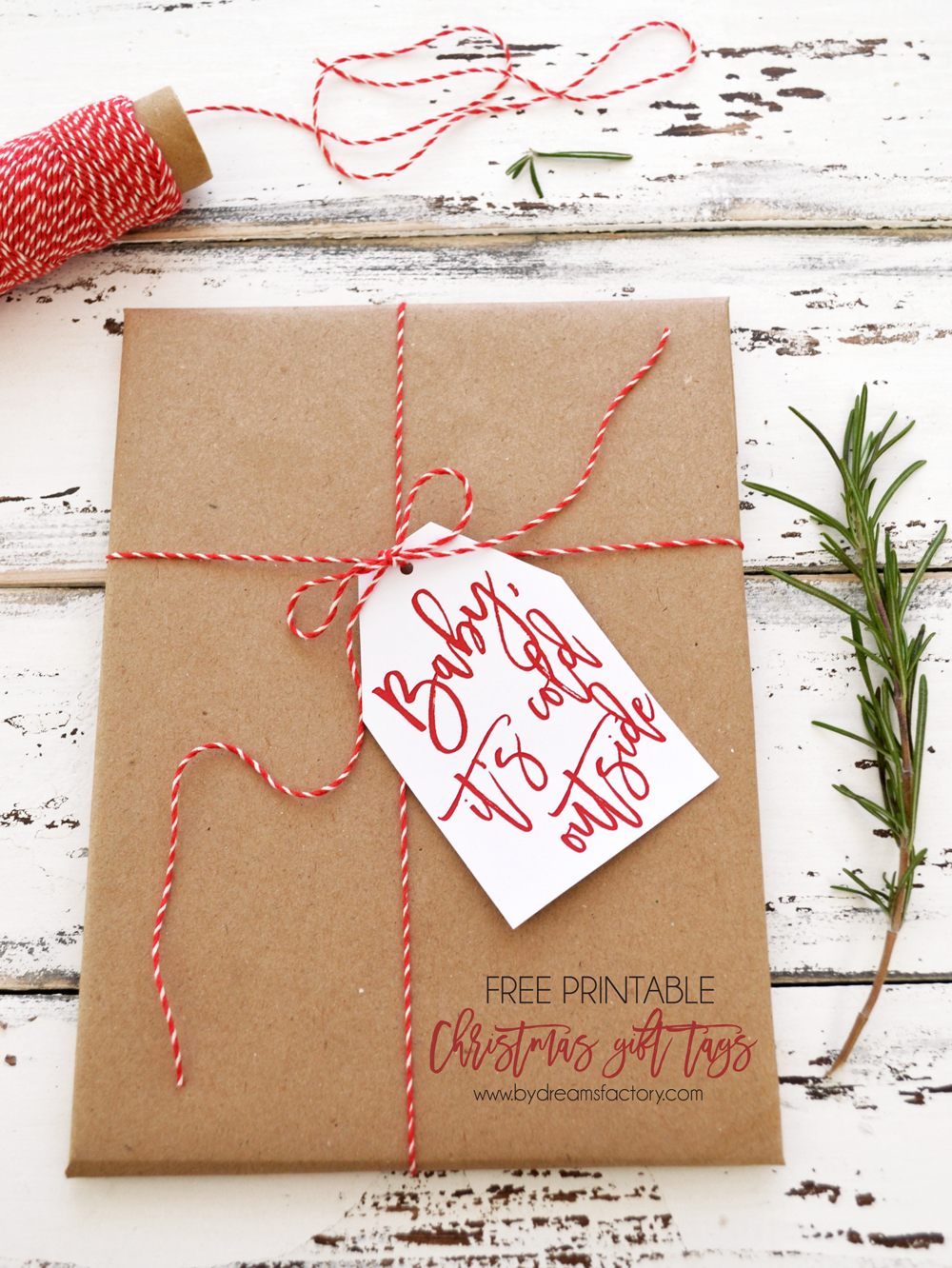 Free printable Christmas gift tags Dreams Factory