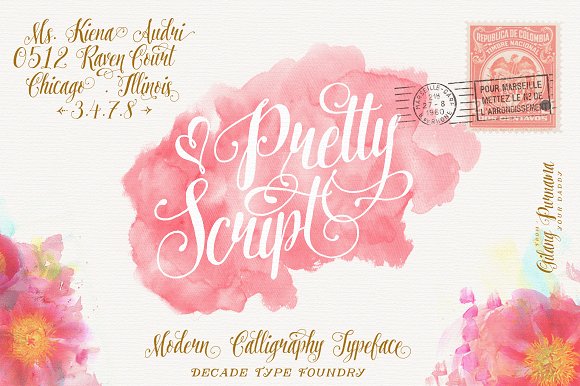 45 Whimsical Script Fonts - Beautifully handcrafted script fonts with glyphs, swashes and other artistic elements. Ideas on how to use them and how to unlock all their hidden features - Dreams Factory