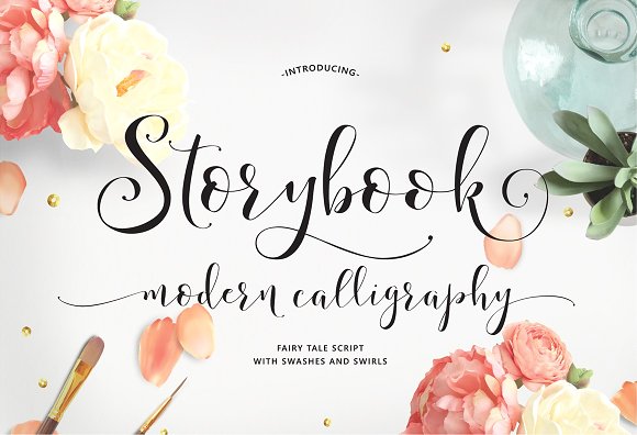 45 Whimsical Script Fonts - Beautifully handcrafted script fonts with glyphs, swashes and other artistic elements. Ideas on how to use them and how to unlock all their hidden features - Dreams Factory